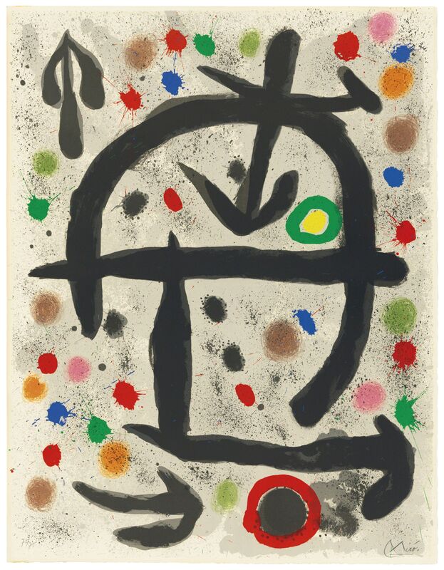 Joan Miró, ‘Plate V, from: The Perseides’, 1970, Print, Lithograph in colours on BFK Rives wove paper, Christie's