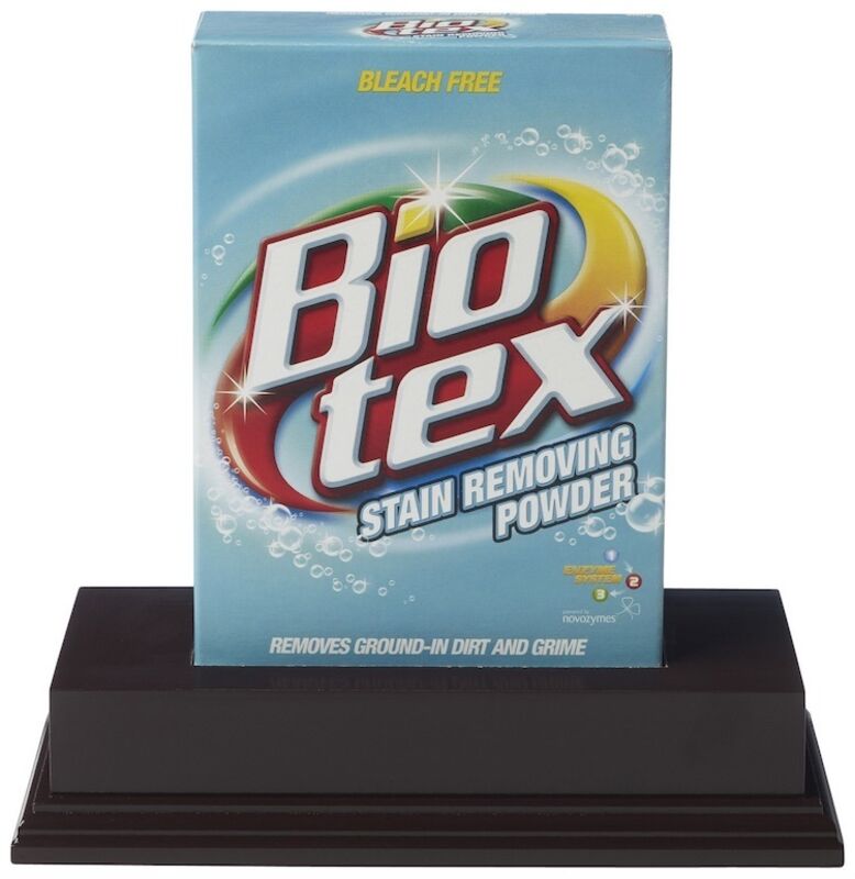 Damien Hirst, ‘Biotex’, 2014, Sculpture, Household stain remover with box, wooden plinth, Artificial Gallery