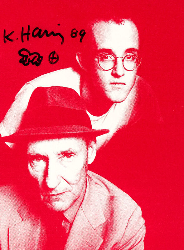 Keith Haring, ‘Signed, illustrated Keith Haring Apocalypse poster (Keith Haring William Burroughs)’, 1988/1989, Ephemera or Merchandise, Offset lithograph, Lot 180 Gallery