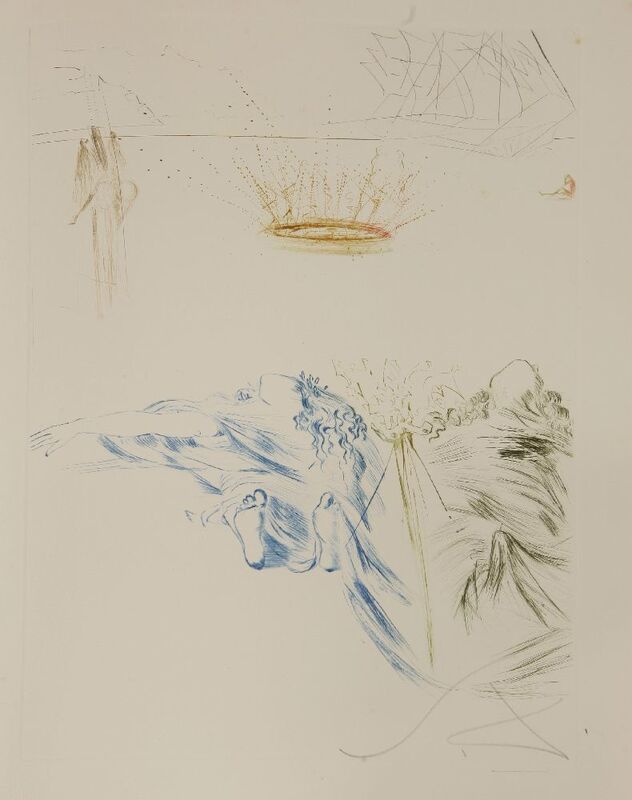 Salvador Dalí, ‘Tristan's Testament’, 1970, Print, Etching printed in colours, Sworders