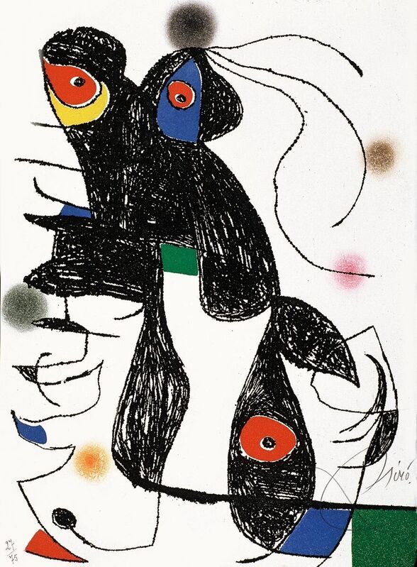 Joan Miró, ‘Paroles Peintes’, 1975, Print, Etching, Galerie Bordas