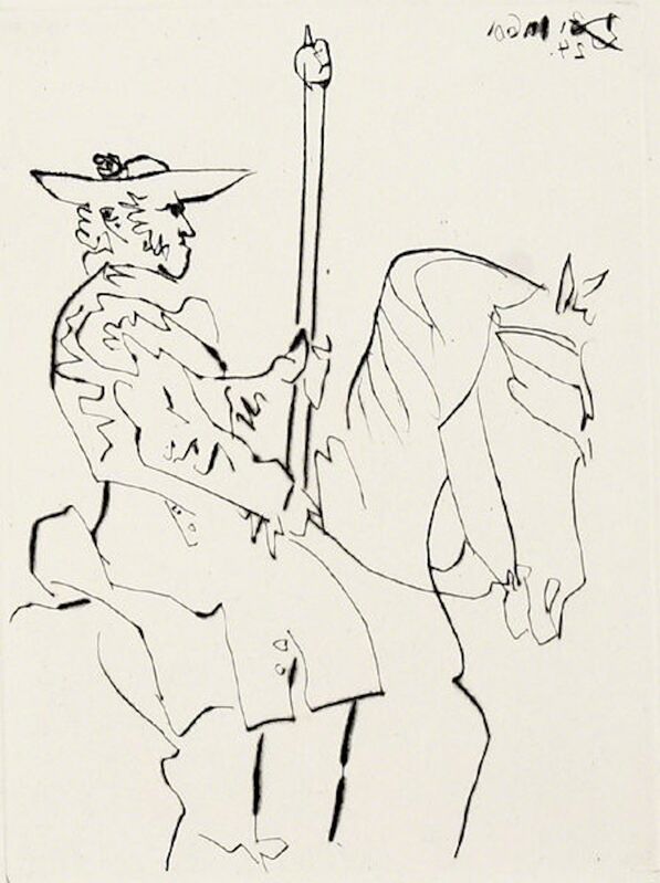 Pablo Picasso, ‘Picador au Repos, from Le Carmen des Carmen’, 1964, Print, Etching, Dawson Cole Fine Art
