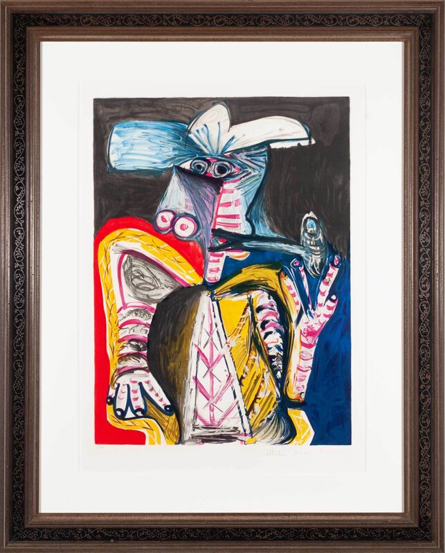 Pablo Picasso, ‘Personnage a la pipe’, 1971; 1979-82, Print, Lithograph on paper, Sager Reeves Gallery