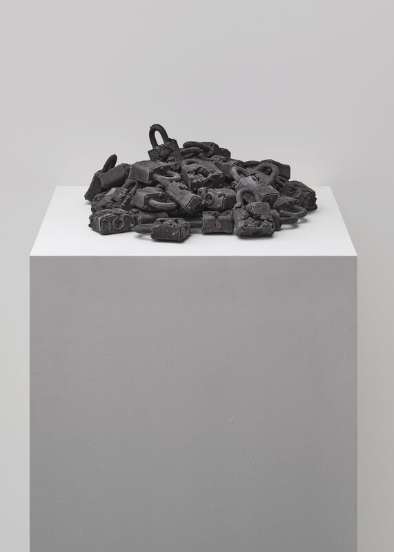 Daniel Arsham, ‘Ash Eroded Locks’, 2013, Sculpture, Volcanic ash, shattered glass, hydrostone, Galerie Ron Mandos