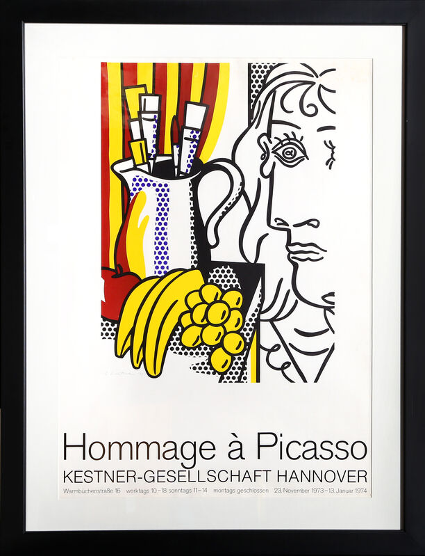 Roy Lichtenstein, ‘Hommage à Picasso - Kestner-Gesellschaft Hannover’, 1973-1974, Print, Poster, RoGallery Gallery Auction