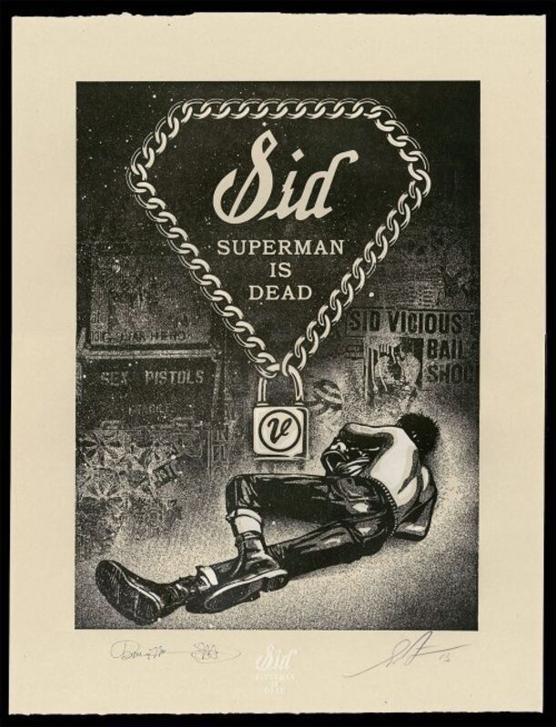 Shepard Fairey, ‘Sid Superman Is Dead - Signed/Numbered Print Box Set OF 10 - FRAMED’, 2013, Screenprint, Rudolf Budja Gallery