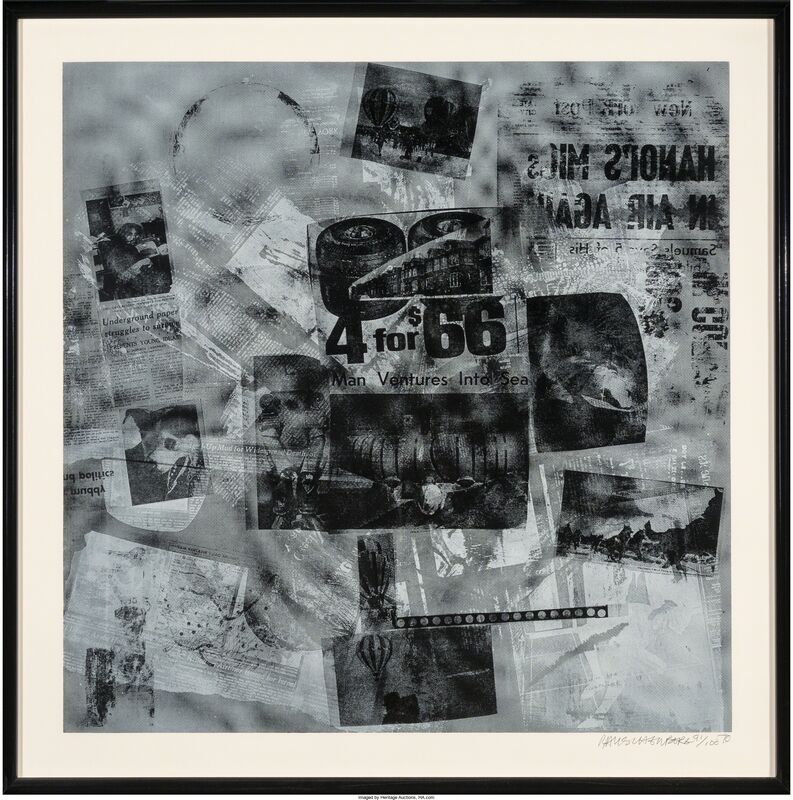 Robert Rauschenberg, ‘Surface Series from Currents #40’, 1970, Print, Screenprint on wove paper, Heritage Auctions