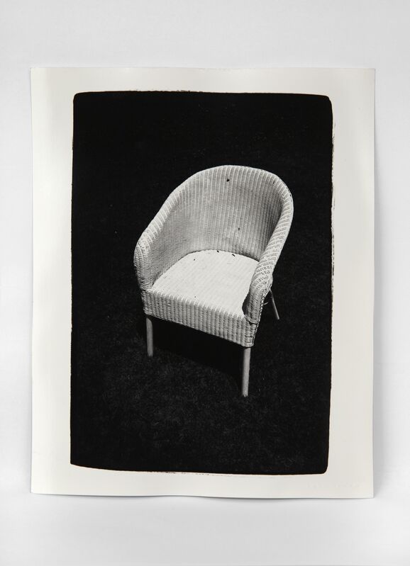 Andy Warhol, ‘Wicker Chair’, 1982, Photography, Gelatin silver print, Hedges Projects