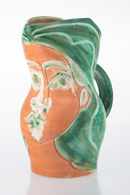 Pablo Picasso, ‘Visage de femme’, 1953, Design/Decorative Art, Terre de faïence pitcher, painted and glazed, Heritage Auctions