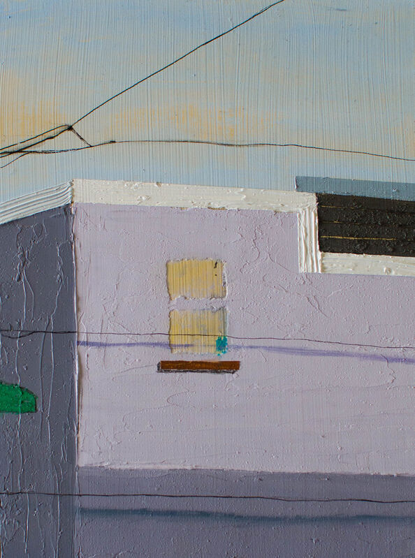Francesca Reyes, ‘Paper House’, 2018, Painting, Oil & pastel on panel, Deep Space Gallery