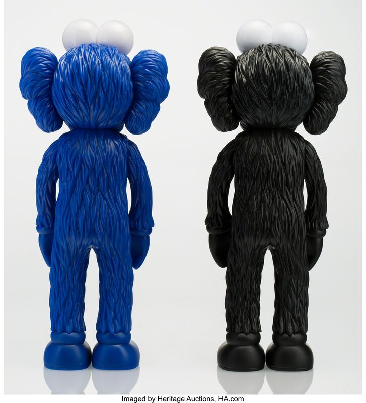 KAWS, ‘BFF (Open Edition) (Black and MoMA) (two works)’, 2017, Other, Painted cast vinyl, Heritage Auctions