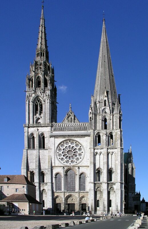 ‘Chartres Cathedral (the Cathedral of Notre-Dame)’, ca. 1134, Architecture, Art History 101