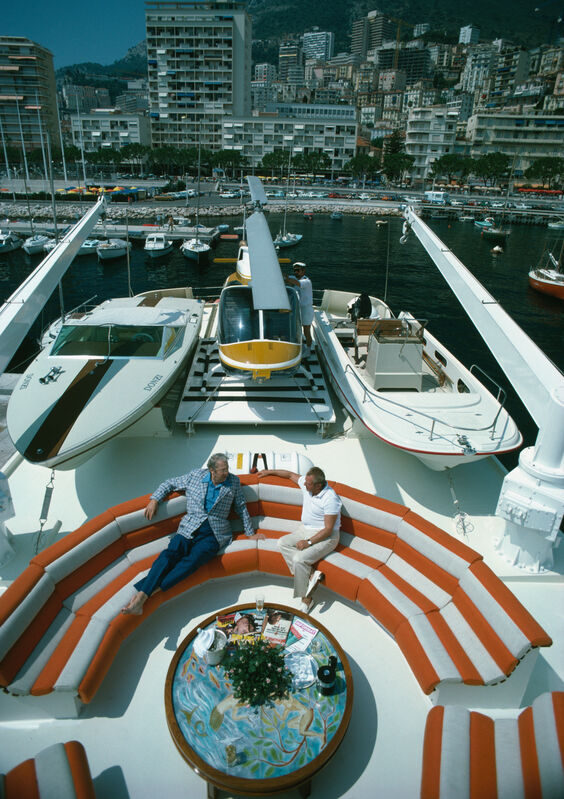 Slim Aarons, ‘'Transport Buffs' Monte Carlo Harbor (Slim Aarons Estate Edition)’, 1976, Photography, Chromogenic Lambda, Undercurrent Projects