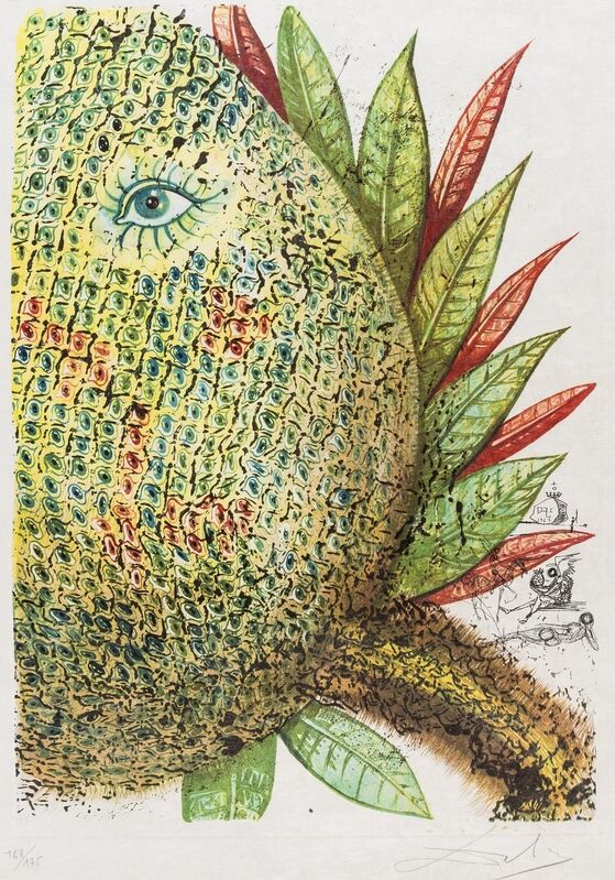 Salvador Dalí, ‘Ananas (Field 67-11)’, 1967, Print, Photolithograph with etching, Forum Auctions