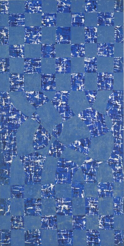 John Peart, ‘Tiru Blue’, 2011, Painting, Oil on board, Charles Nodrum Gallery