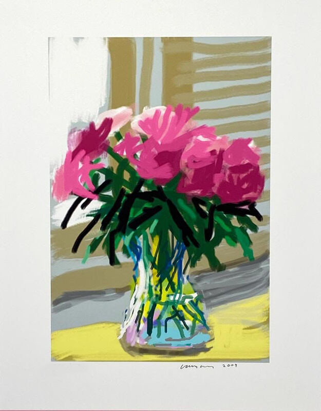 David Hockney, ‘iPhone drawing ‘No. 535’, 28th June 2009 with David Hockney. My Window. Art Edition (No. 1–250)’, 2019, Print, Hardcover in clamshell box, with an 8-color inkjet print on cotton-fiber archival paper, David Benrimon Fine Art