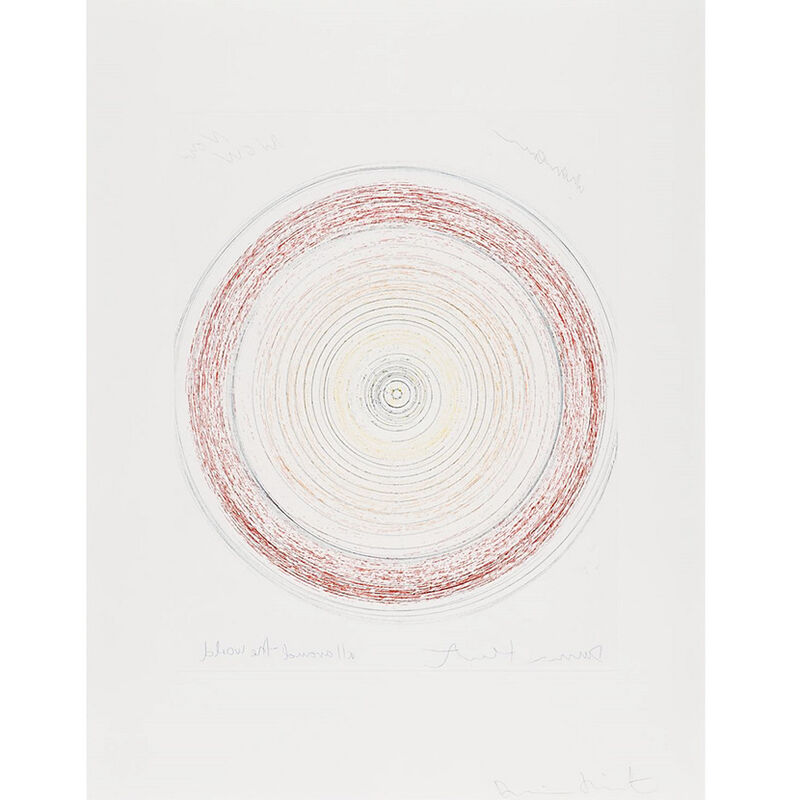 Damien Hirst, ‘All Around the World  (from In a Spin, the Action of the World on Things, Volume I)’, 2002, Print, Etching in color, Weng Contemporary