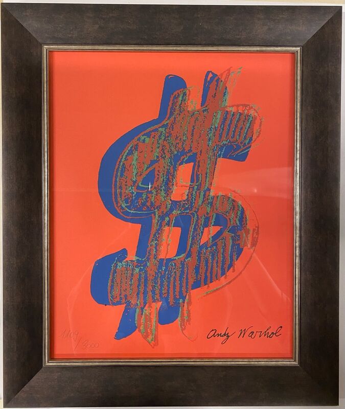 Andy Warhol, ‘Dollar Sign’, 1986, Print, Offset lithograph on heavy paper, Samhart Gallery
