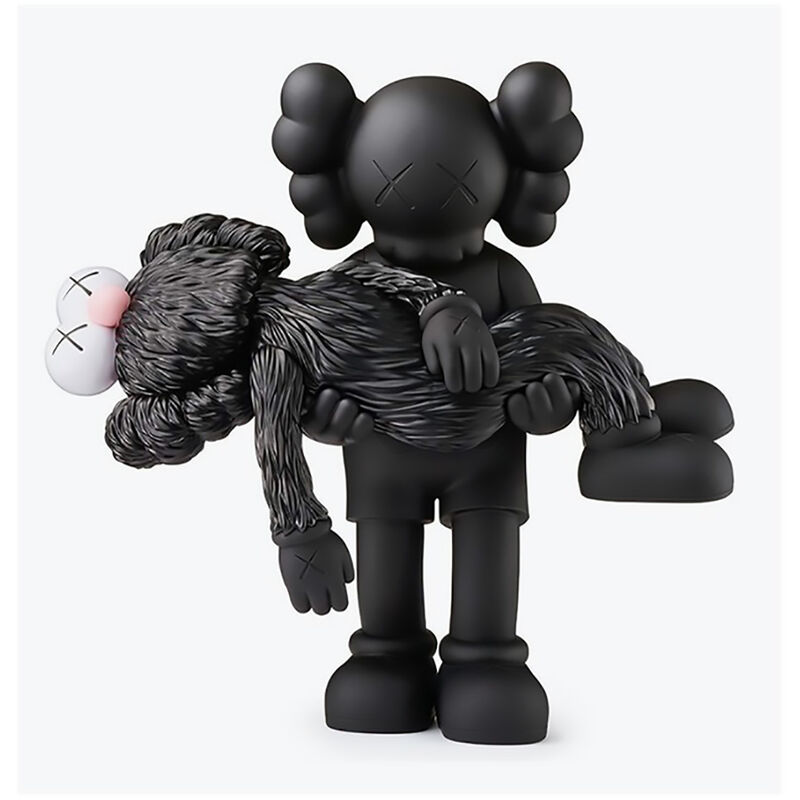KAWS, ‘KAWS GONE Black Companion (KAWS black Gone)’, 2019, Ephemera or Merchandise, Vinyl paint, cast resin figurine., Lot 180 Gallery