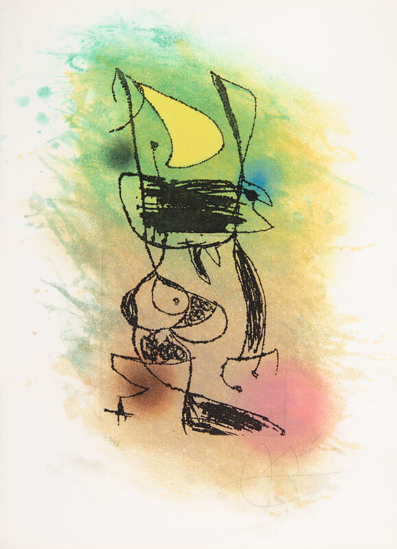 Joan Miró, ‘The Cricket Under the Moon’, 1978, Print, Etching and aquatint, Christopher-Clark Fine Art