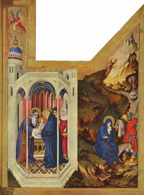 Melchior Broederlam, ‘Champmol Altarpiece, wings of the altarpiece for the Chartreuse de Champmol’, 1393-1399, Painting, Oil on wood panel, Art History 101