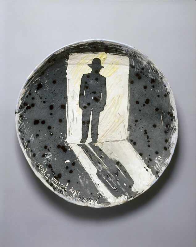Viola Frey, ‘H.K. in Doorway’, 1978, Sculpture, Ceramic and glazes, Artists' Legacy Foundation