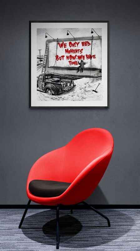 Mr. Brainwash, ‘Now Is The Time (Red)’, 2020, Print, Screen print on paper, Addicted Art Gallery