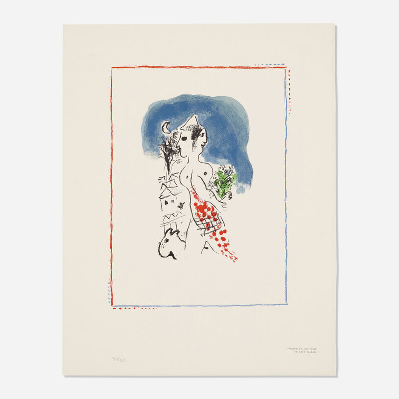 Marc Chagall, ‘Untitled (from the Flight portfolio)’, 1968, Print, Lithograph in colors, Rago/Wright/LAMA