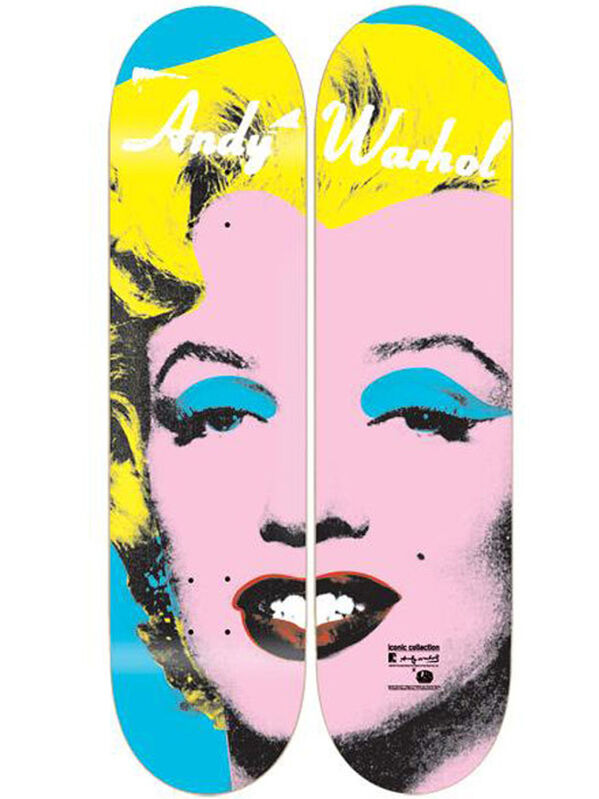 Andy Warhol, ‘Marilyn diptych’, 2012, Print, Screenprint on skateboard decks, EHC Fine Art Gallery Auction