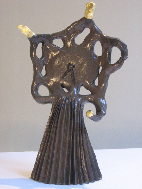Elizabeth Garouste, ‘"La mère du temps" clock’, 2008, Design/Decorative Art, Terracotta and gold leaf, Granville Gallery
