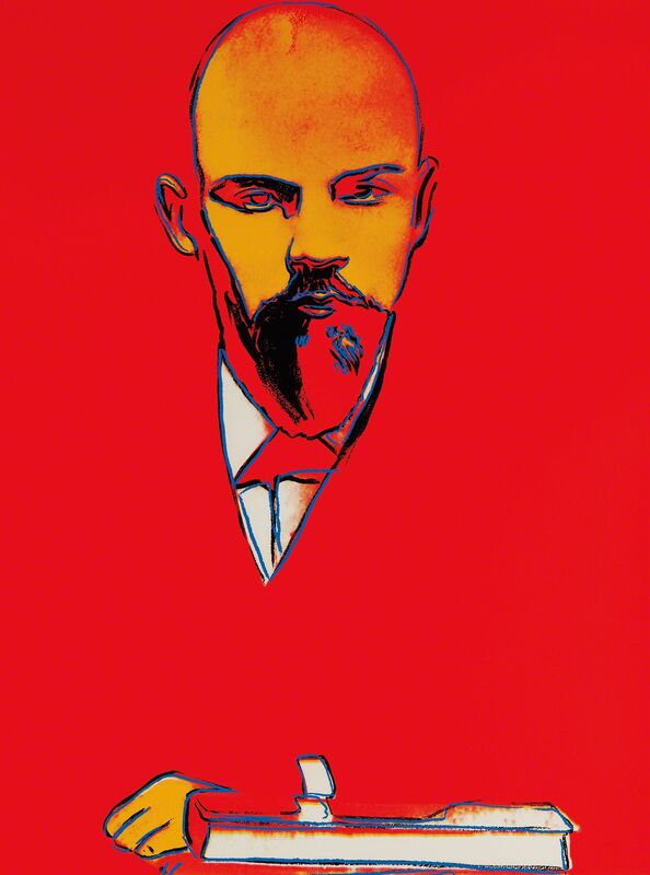 Andy Warhol, ‘Red Lenin’, 1987, Print, Screenprint in colors, on Arches 88 paper, the full sheet., Phillips