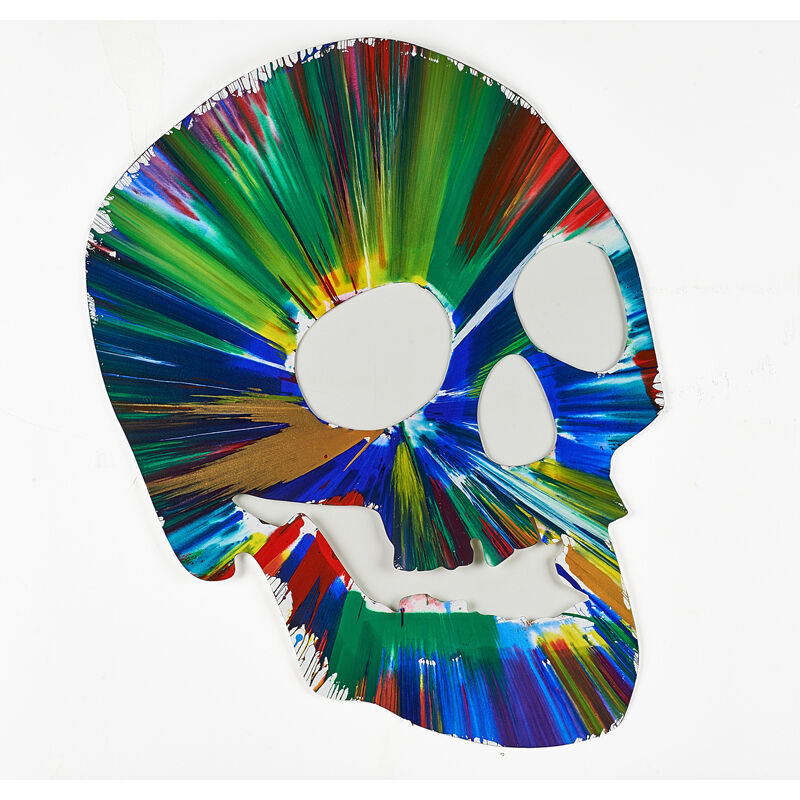 Damien Hirst, ‘Skull Spin Painting (Created at  Damien Hirst Spin Workshop)’, 2009, Acrylic on paper, Rago/Wright/LAMA