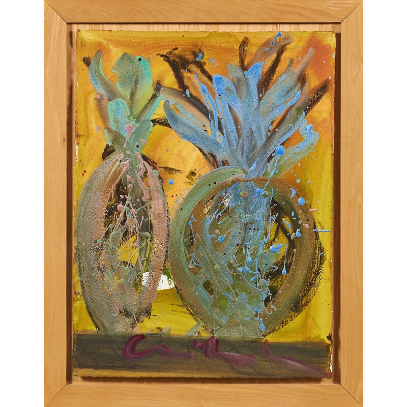 Dale Chihuly, ‘Untitled painting, Seattle, WA (framed)’, Painting, Acrylic and metallic paint on paper, Rago/Wright/LAMA