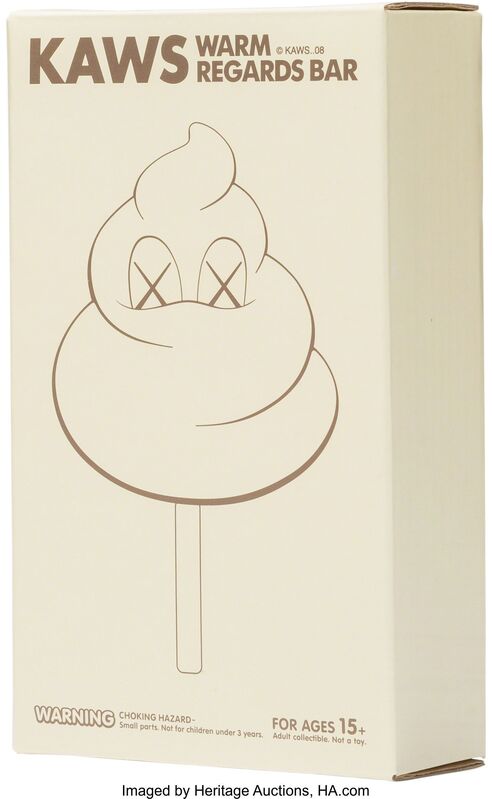 KAWS, ‘Warm Regards Bar (White)’, 2008, Sculpture, Painted cast vinyl, Heritage Auctions