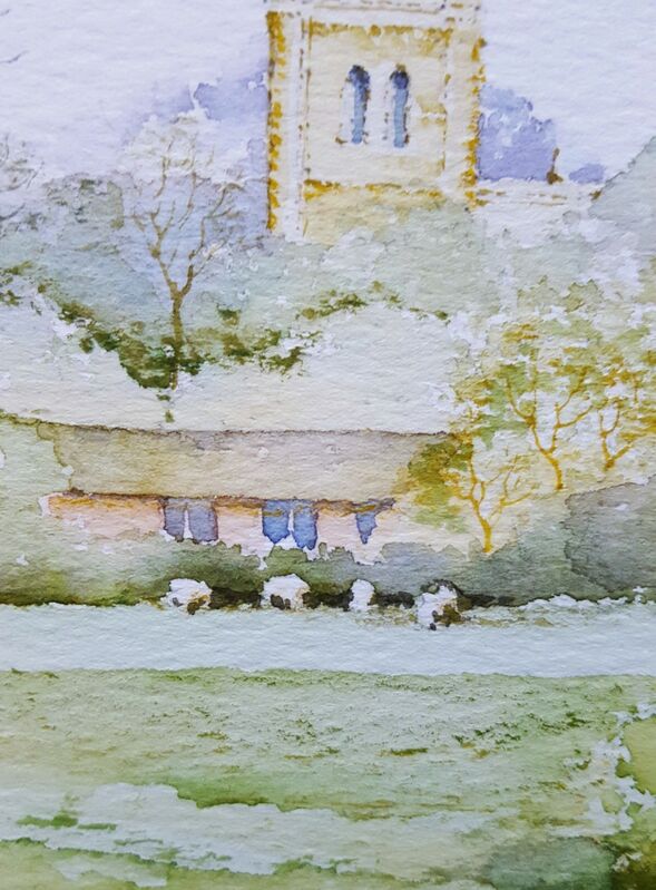 Ken Burton, ‘Pershore, Worcestershire’, 1988, Drawing, Collage or other Work on Paper, Watercolor, Graves International Art