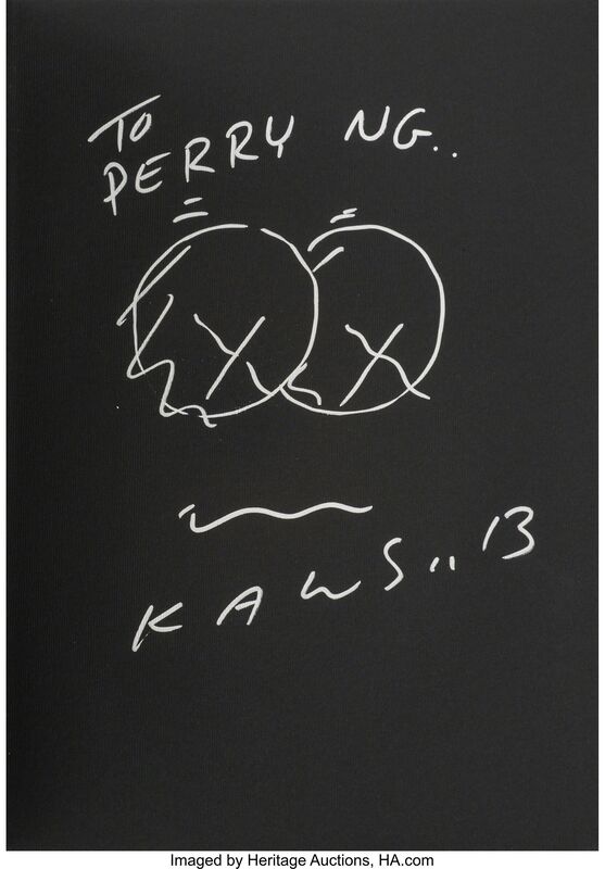 KAWS, ‘Downtime’, 2013, Other, Hardcover book with drawing, Heritage Auctions