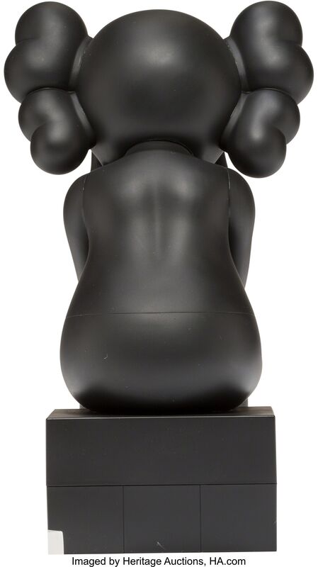 KAWS, ‘Passing Through Companion (Black)’, 2013, Sculpture, Painted cast vinyl, Heritage Auctions