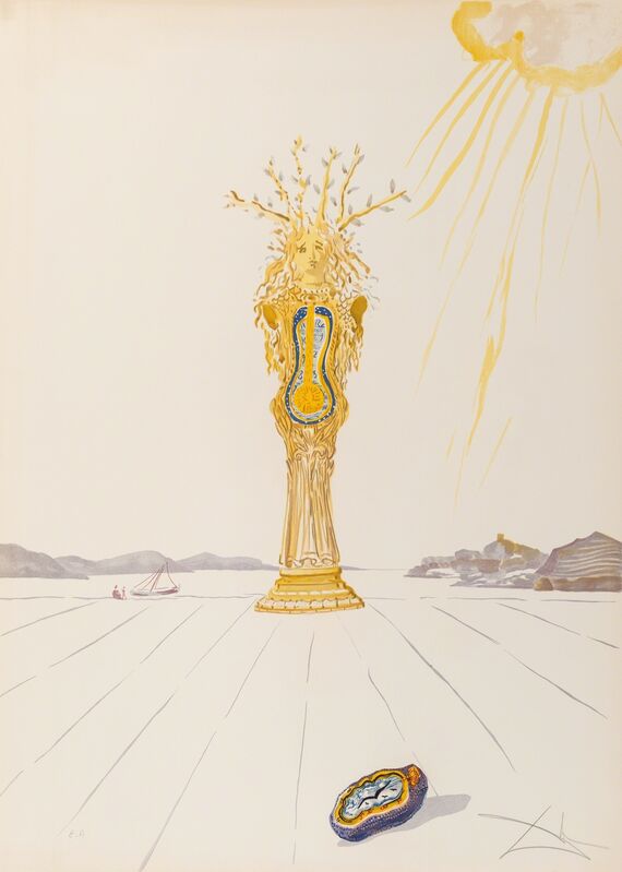 Salvador Dalí, ‘Barometer Woman, from Time’, 1976, Other, Photolightograph in colors on Arches paper, Heritage Auctions