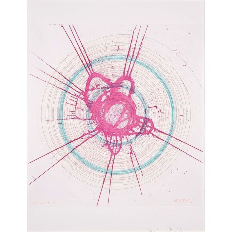 Damien Hirst, ‘Damien Hirst, Global-a-go-go-for Joe’, 2002, Print, Etching, Oliver Cole Gallery