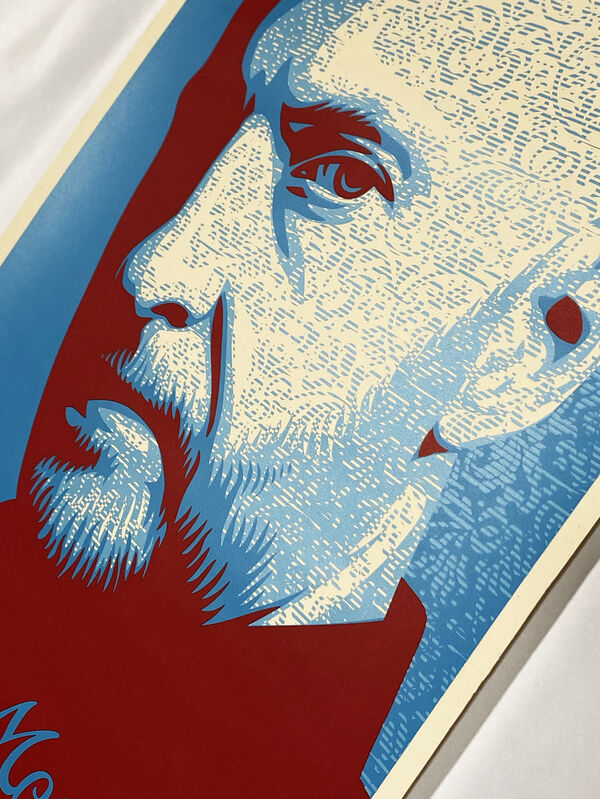 Shepard Fairey, ‘'Bob Mould'’, 2008, Print, Screen print on cream, Speckletone fine art paper., Signari Gallery