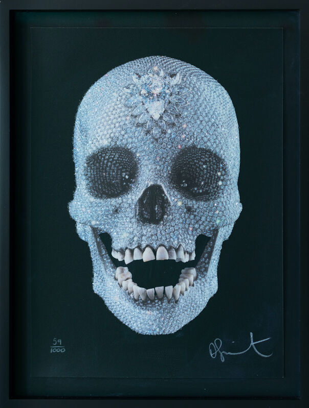 Damien Hirst, ‘For the love of god’, 2009, Print, Screenprint with glazes and diamond dust, Artsy x Capsule Auctions