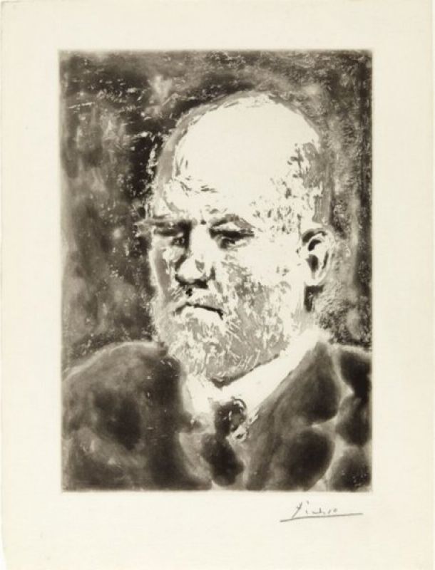 Pablo Picasso, ‘"Portrait de Vollard I" ’, 1937, Print, Aquatint on paper, Le Coin des Arts
