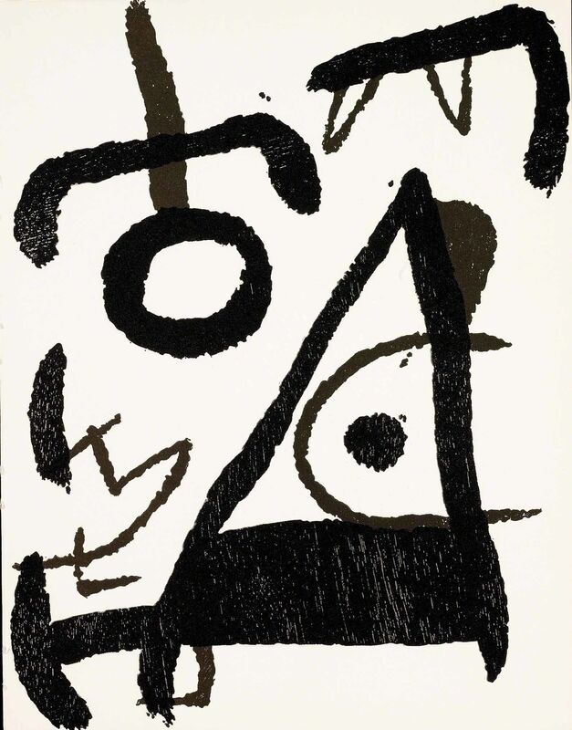 Joan Miró, ‘Untitled (D.1294, Miro Graveur Volume III)’, 1978, Print, Wood engraving, Martin Lawrence Galleries