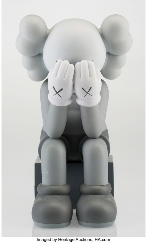 KAWS, ‘Companion-Passing Through (Grey)’, 2013, Other, Painted cast vinyl, Heritage Auctions