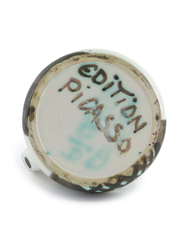 Pablo Picasso, ‘Têtes’, 1956, Design/Decorative Art, White earthenware ceramic pitcher with glaze, John Moran Auctioneers