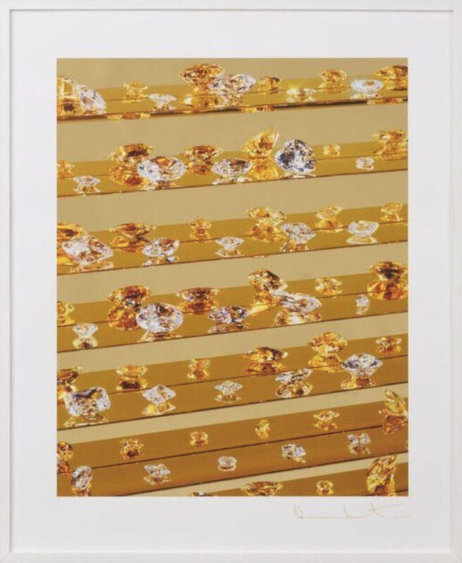Damien Hirst, ‘Gold Tears’, 2012, Print, Inkjet print, glaze, and foil block, Soli Corbelle Art