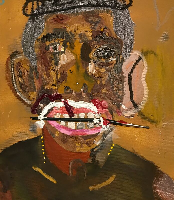 John Rivas, ‘Que Hago Sin Ti’, 2019, Painting, Mixed media on canvas, LatchKey Gallery