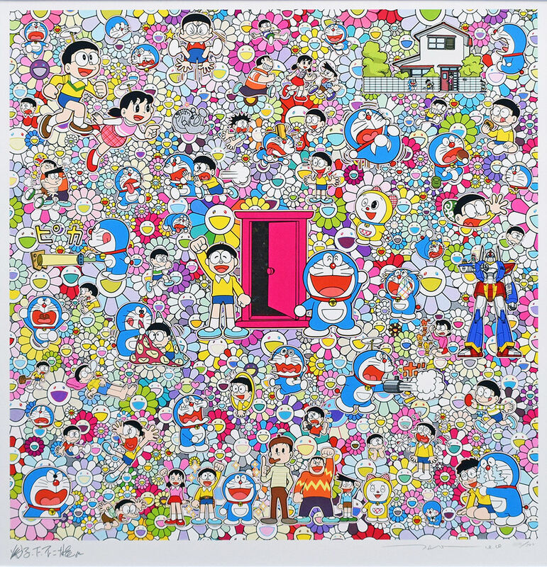 Takashi Murakami, ‘Doors everywhere and a very good day sketch’, 2020, Print, Silkscreen, Gallery Suiha