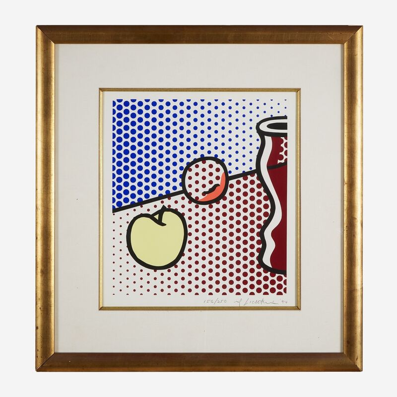 Roy Lichtenstein, ‘Still Life with Red Jar’, 1994, Print, Color screenprint on Lanaquarelle watercolor paper, Freeman's
