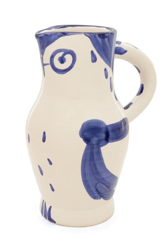 Pablo Picasso, ‘Hibou’, 1954, Design/Decorative Art, White earthenware ceramic pitcher, Hindman